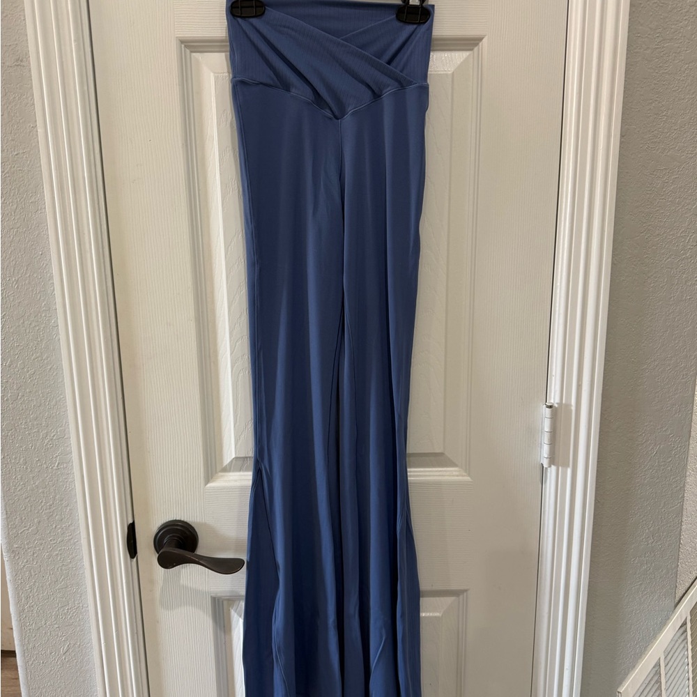 Offline by Aerie Blue Super Flare Pants